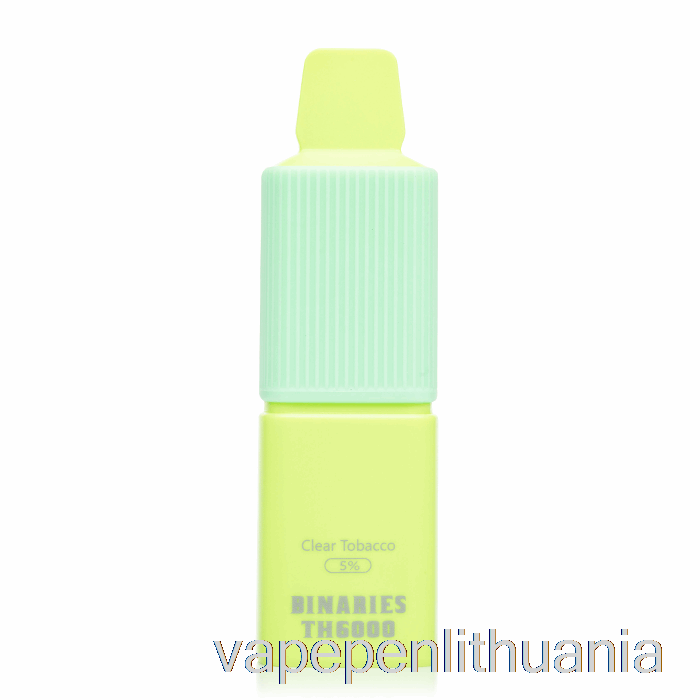 Horizon Binaries Th6000 Vienkartinis Skaidrus Tabako Vape Skystis
